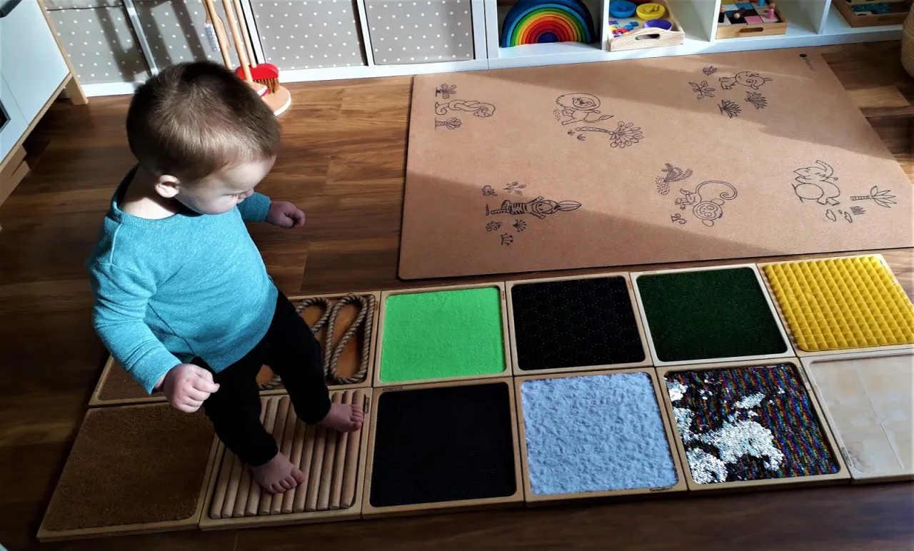 DIY sensoryczna ścieżka zdrowia