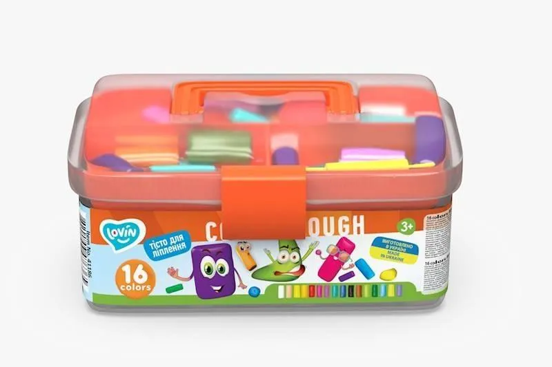 pudełko sensoryczne dla dzieci, domowa ciastolina