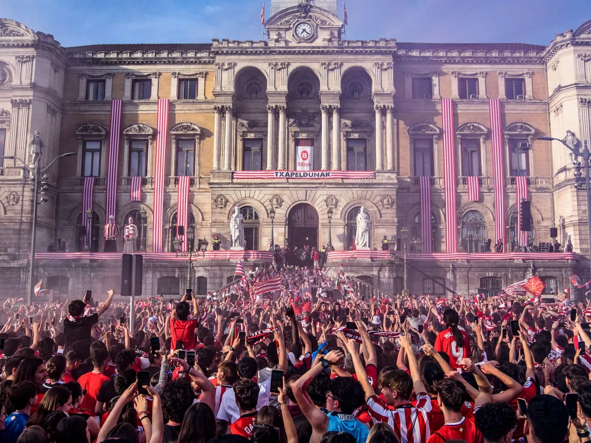 Athletic Club Copa del Rey 2024 celebraci&oacute;n