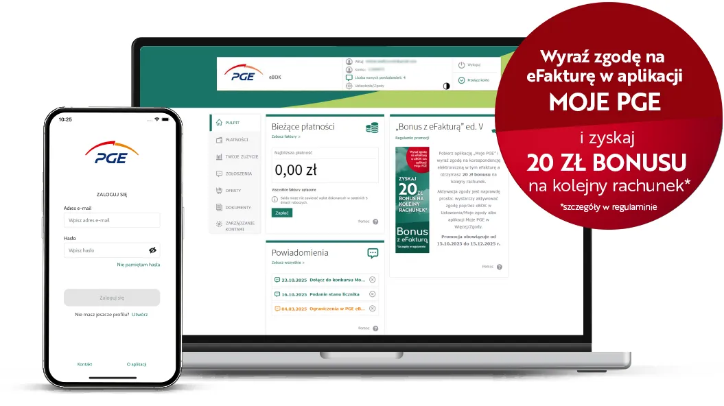 PGE eBOK panel klienta