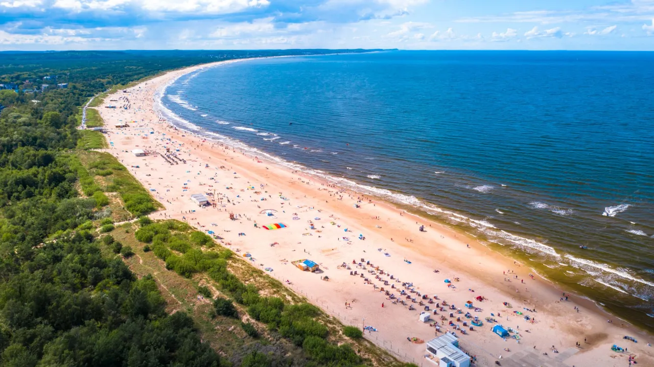 Panoramy popularnych kurort&oacute;w: Świnoujście, Sopot, Hel