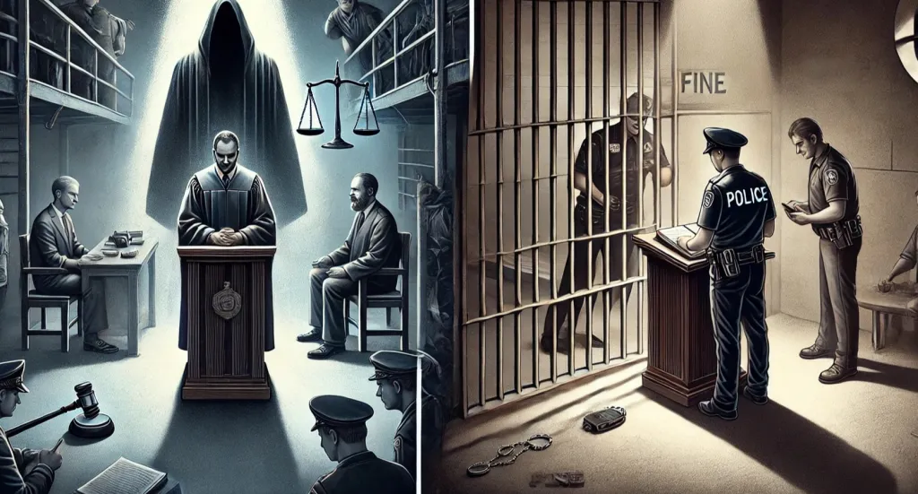 r&oacute;żnice prawne wykroczenie przestępstwo, por&oacute;wnanie konsekwencji prawnych