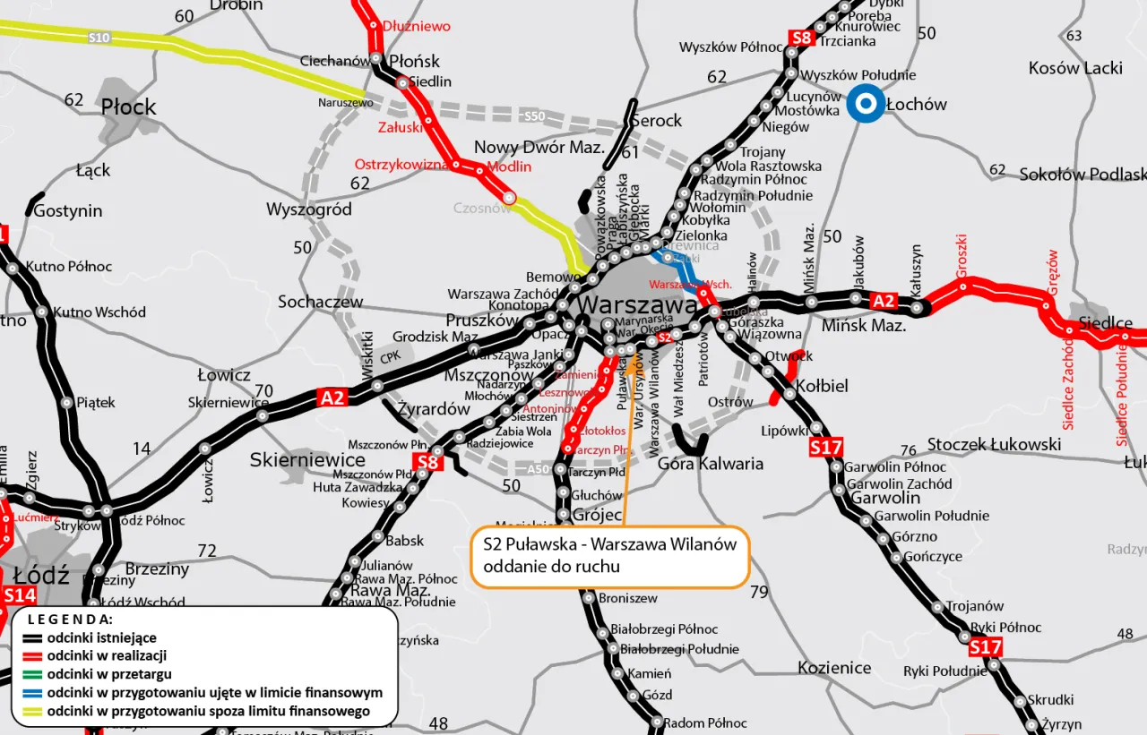 tunel pod Ursynowem S2