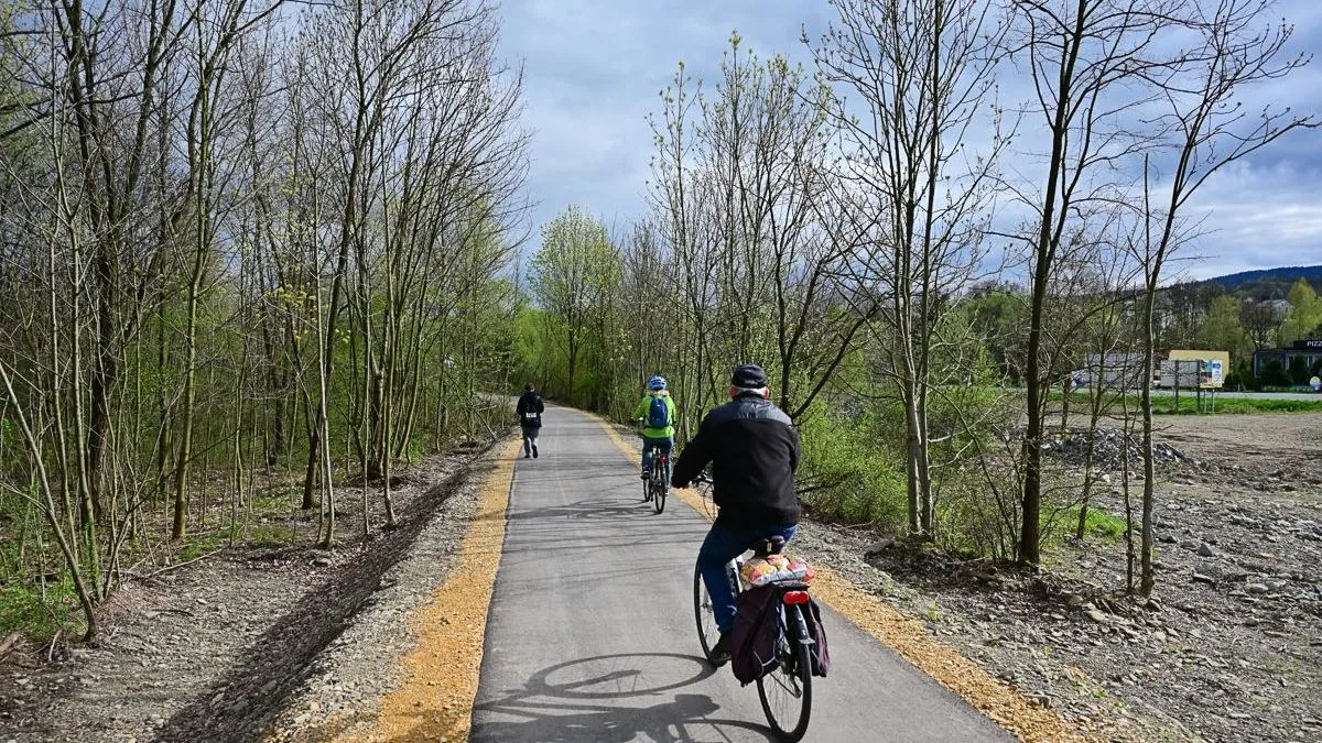 VeloSkawa Jezioro Mucharskie trasa rowerowa