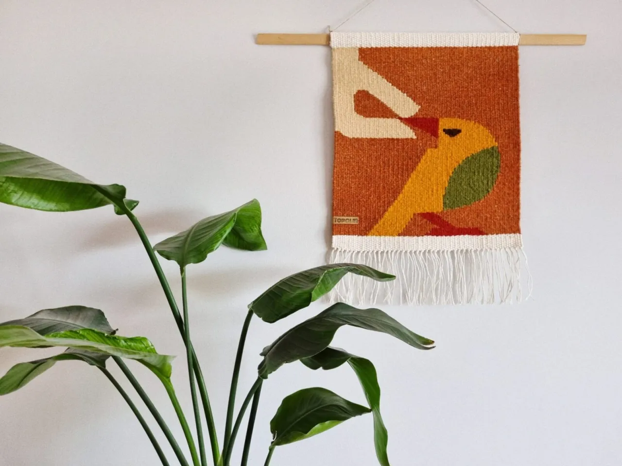 polskie ręcznie tkane tkaniny ścienne rzemiosło