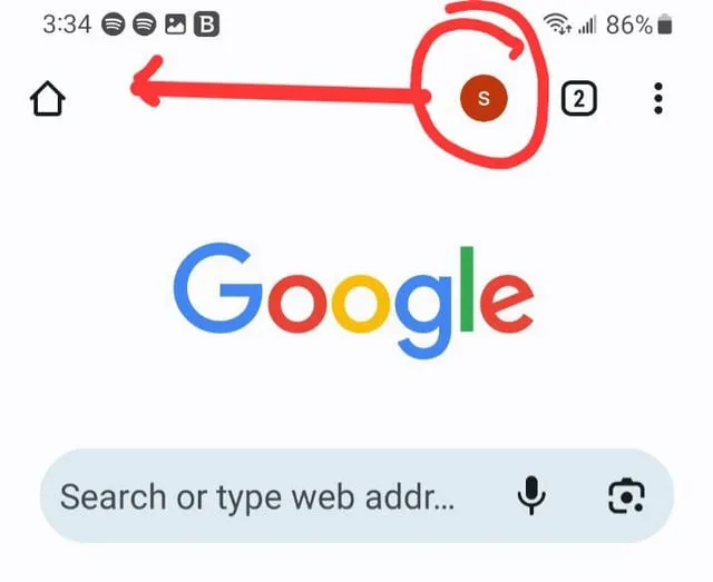 ikona tłumaczenia google chrome w pasku adresu