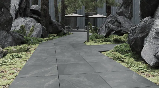 różne rodzaje płytek na podjazd gres beton kamień