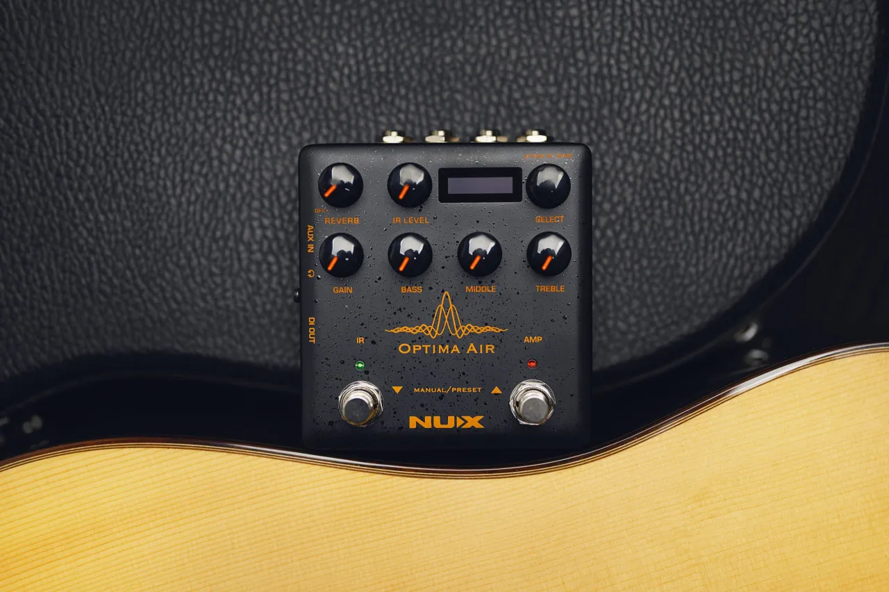 Panel sterowania wzmacniacza gitarowego EQ efekty wyjścia