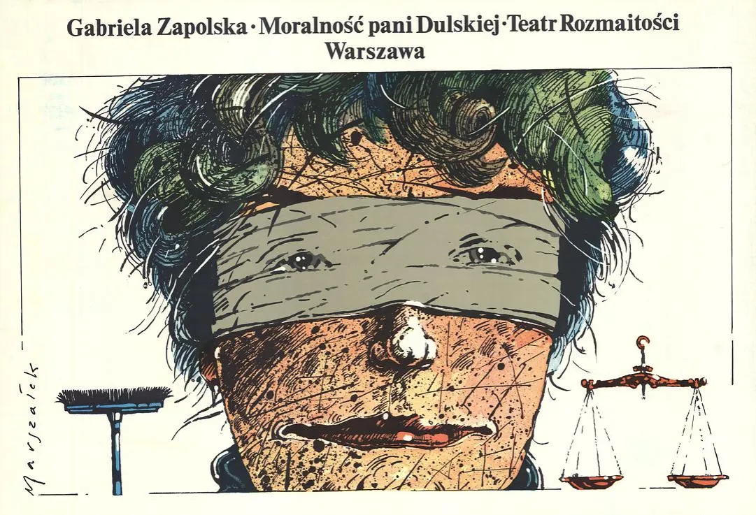 Moralność pani Dulskiej plakat