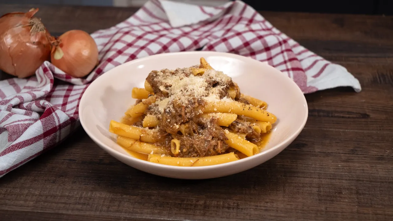 Pasta alla Genovese piatto finito