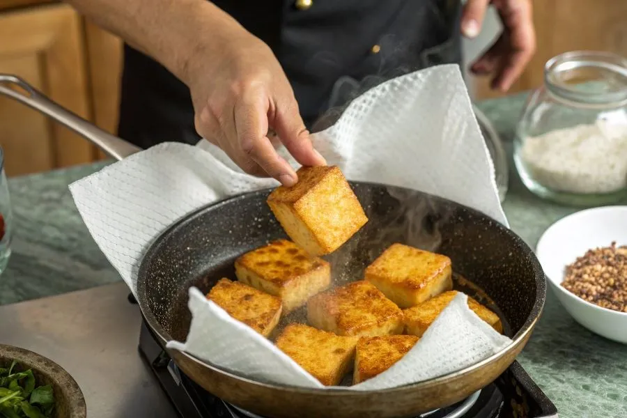 jak przygotować tofu do smażenia krok po kroku