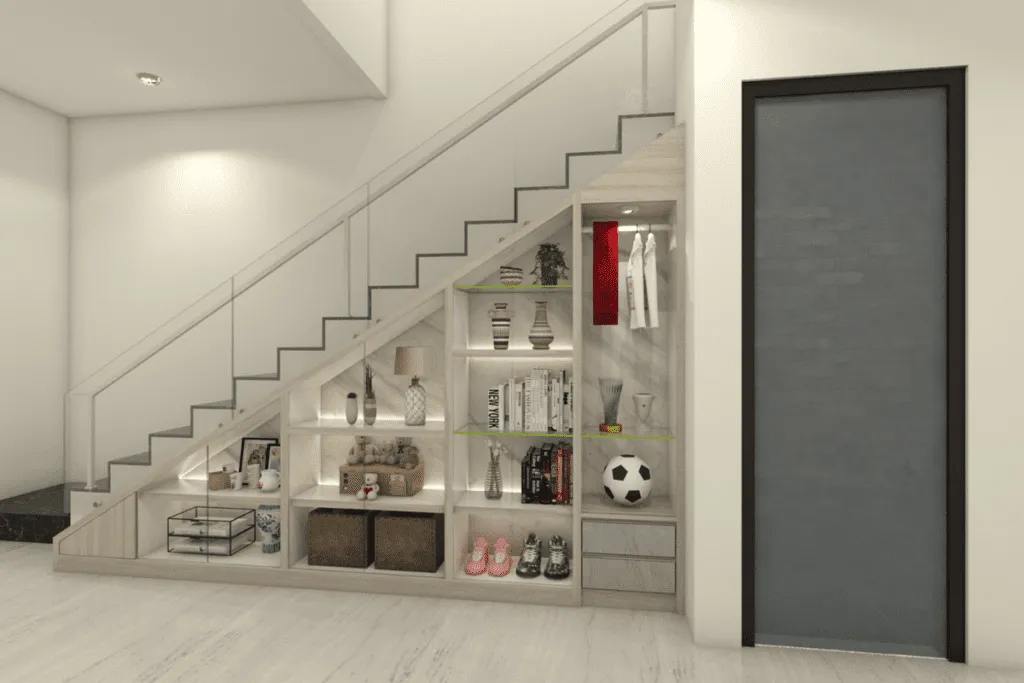 r&oacute;żne pomysły na zabudowę pod schodami