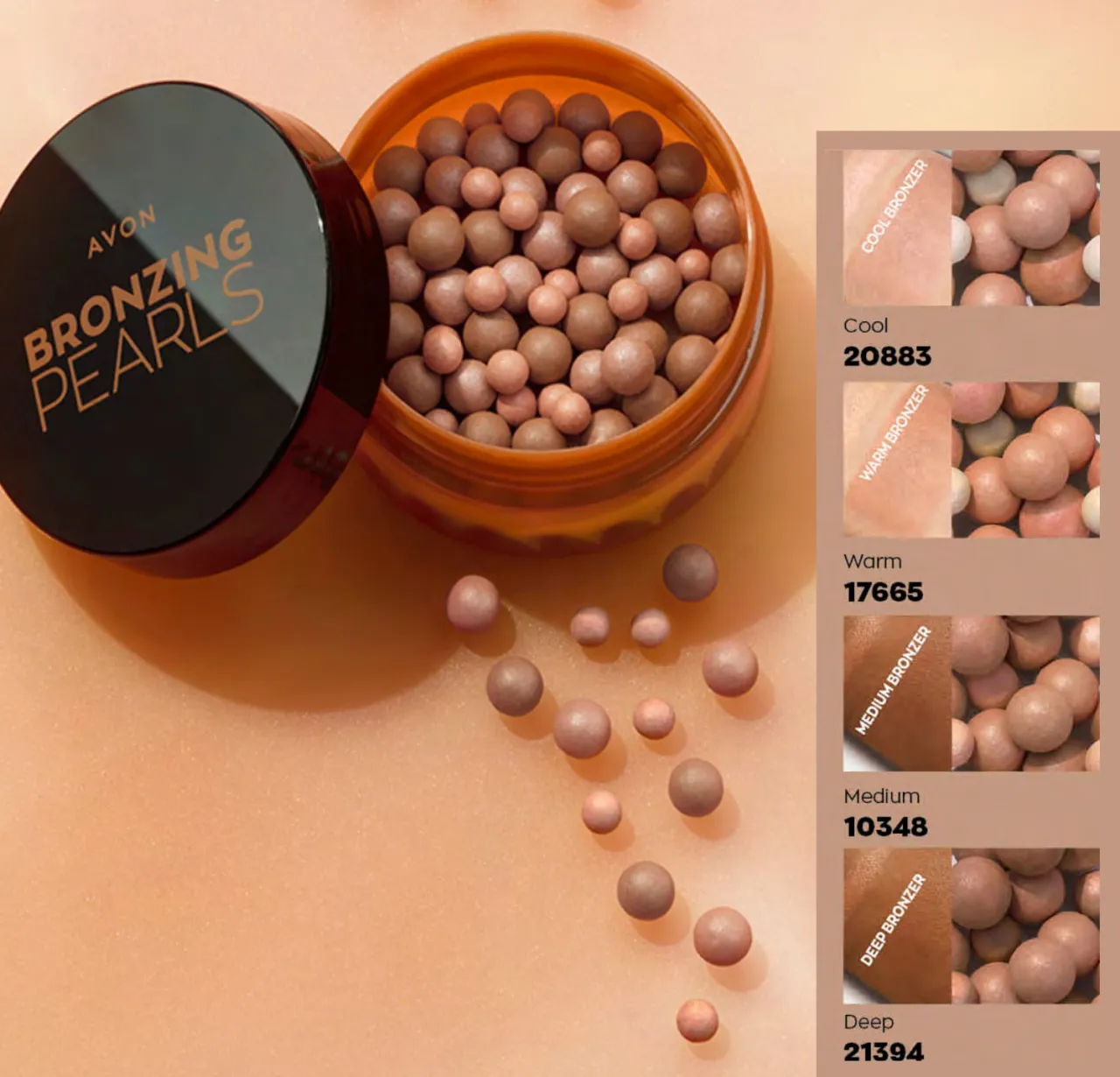 Avon perełki rozświetlające odcienie porównanie