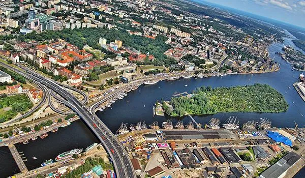 Szczecin Floating Garden widok z g&oacute;ry