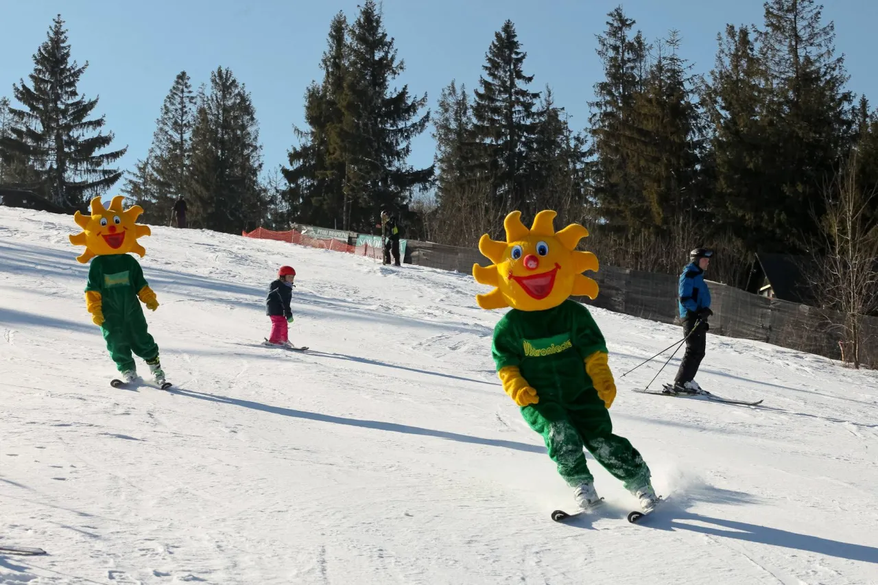 Ustroń zimą narty kulig