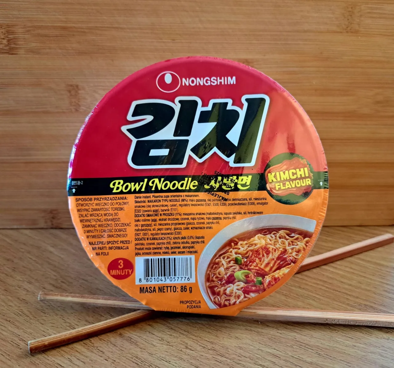 koreańska zupa kuksu instant w sklepie