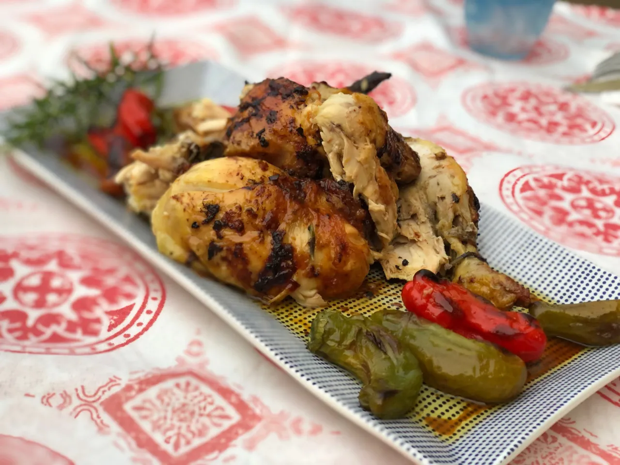 pollo allo spiedo croccante