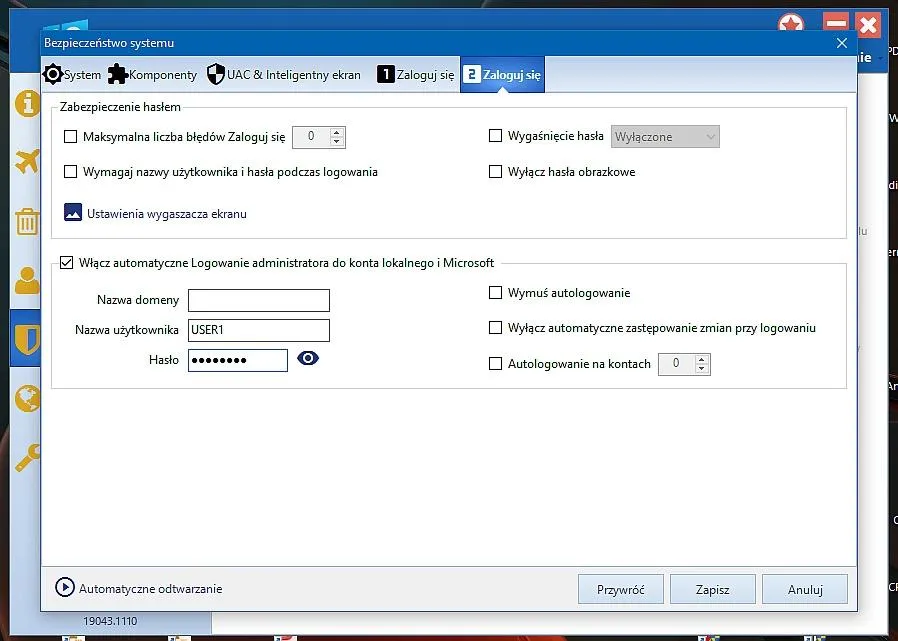 netplwiz automatyczne logowanie Windows 10 11