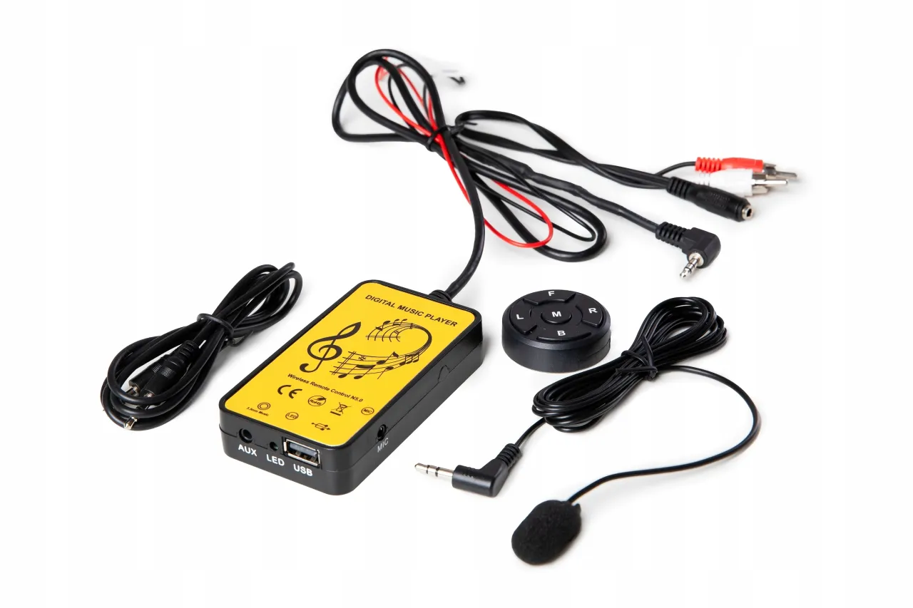 Adapter AUX USB do radia samochodowego