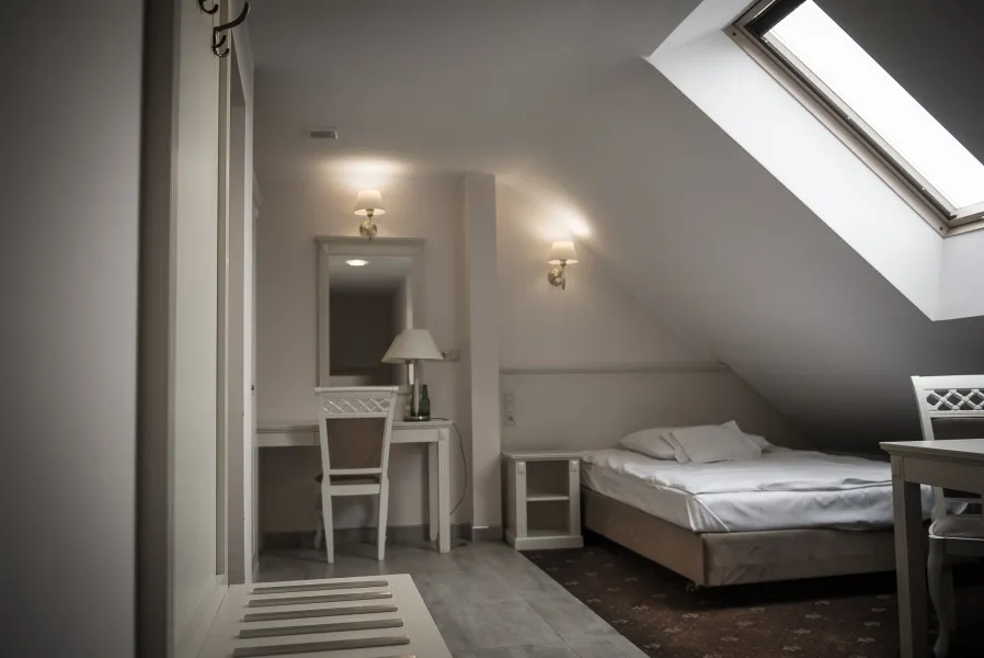 Dworek nad Pilicą pok&oacute;j dwuosobowy wnętrze