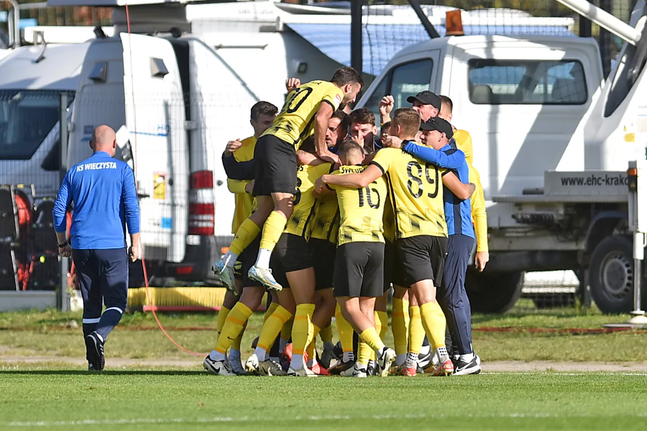 Piłkarze 2. ligi polskiej na boisku