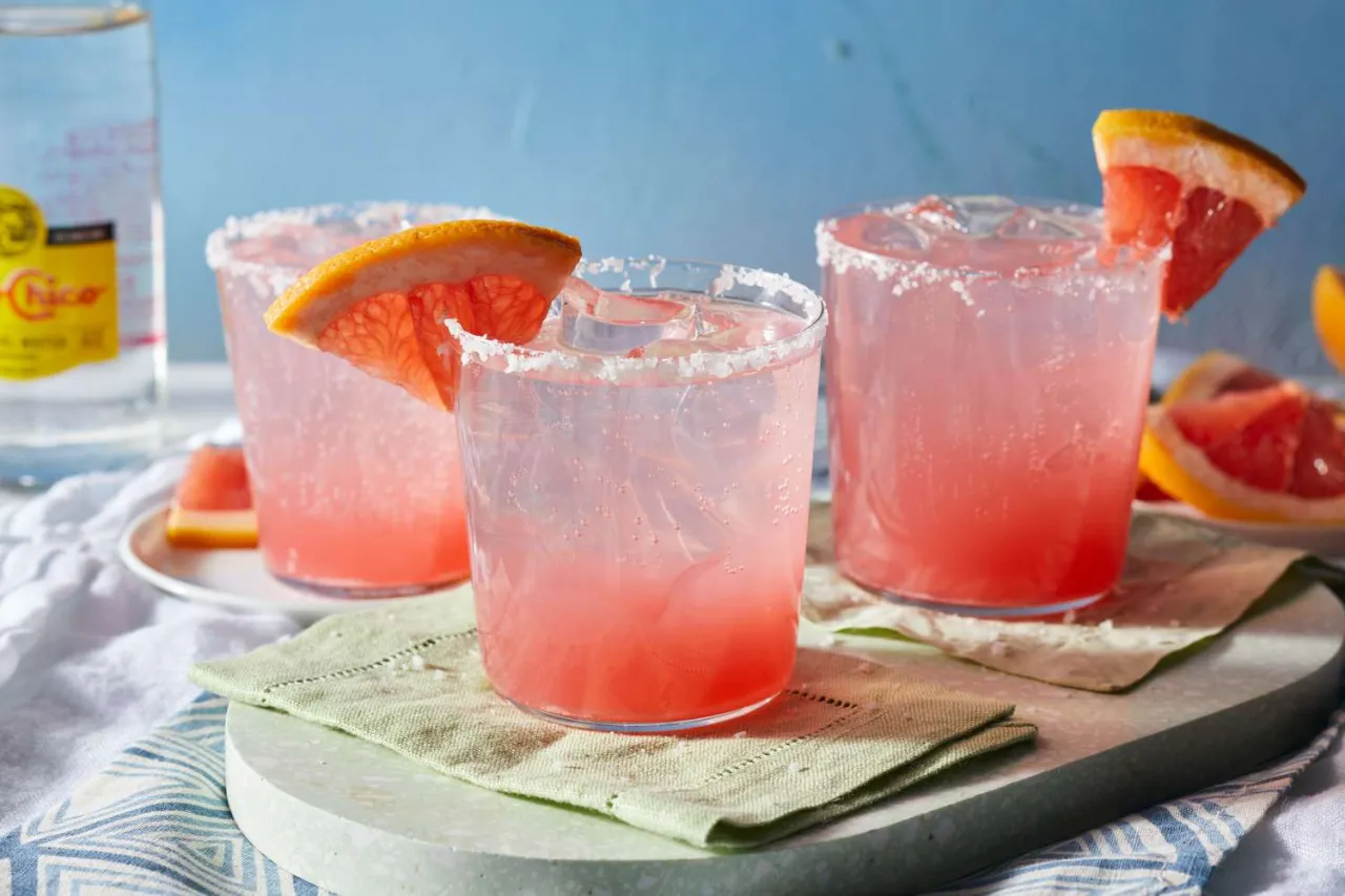 Margarita Tequila Sunrise Paloma koktajle