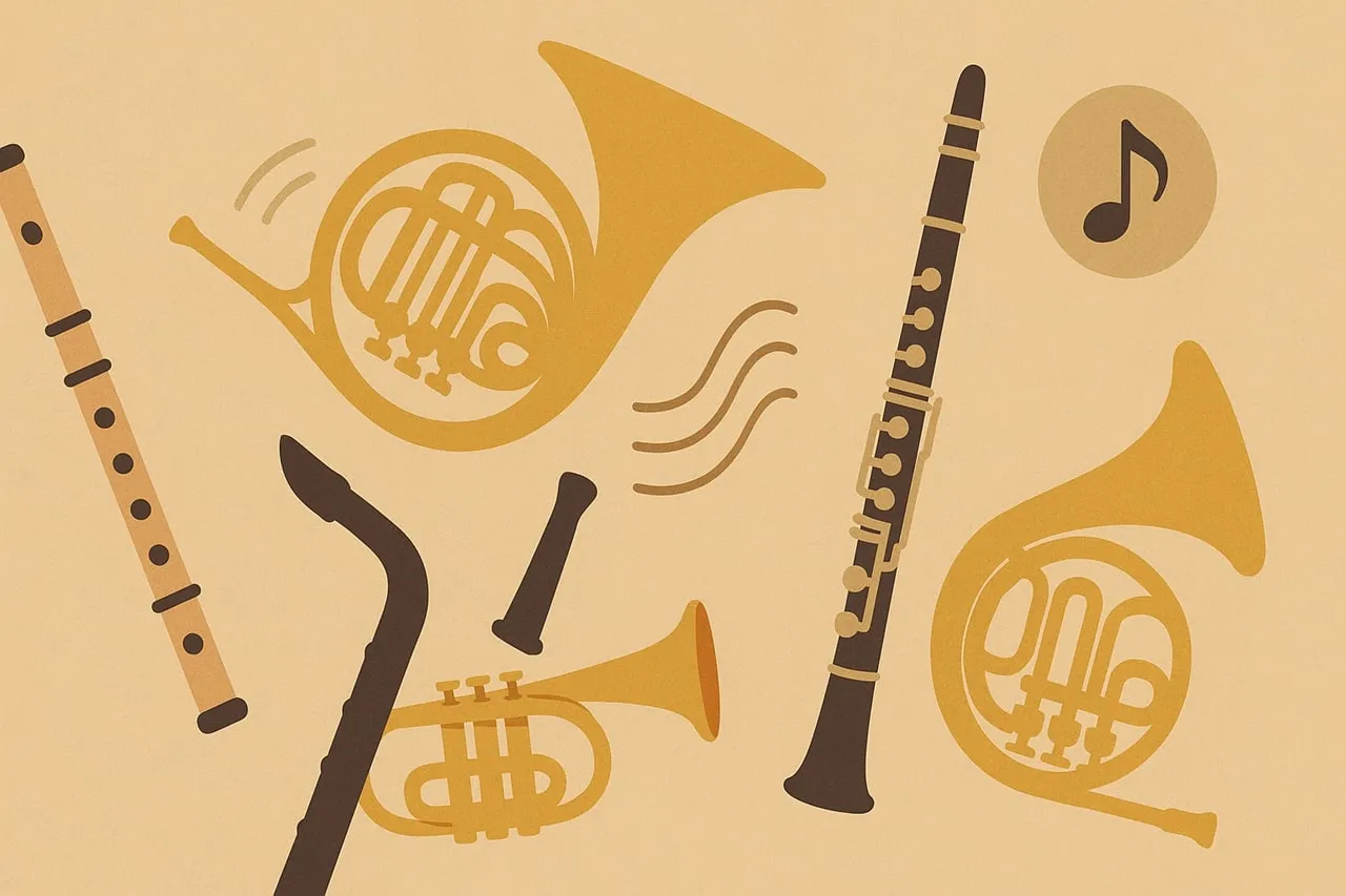 rodzaje stroików instrumentów dętych drewnianych