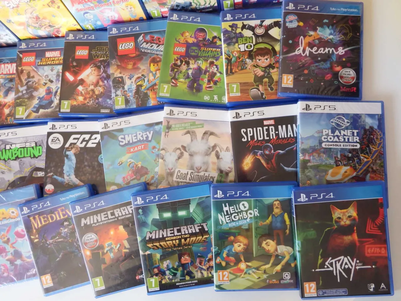 Gry dla dzieci PS5 okładki