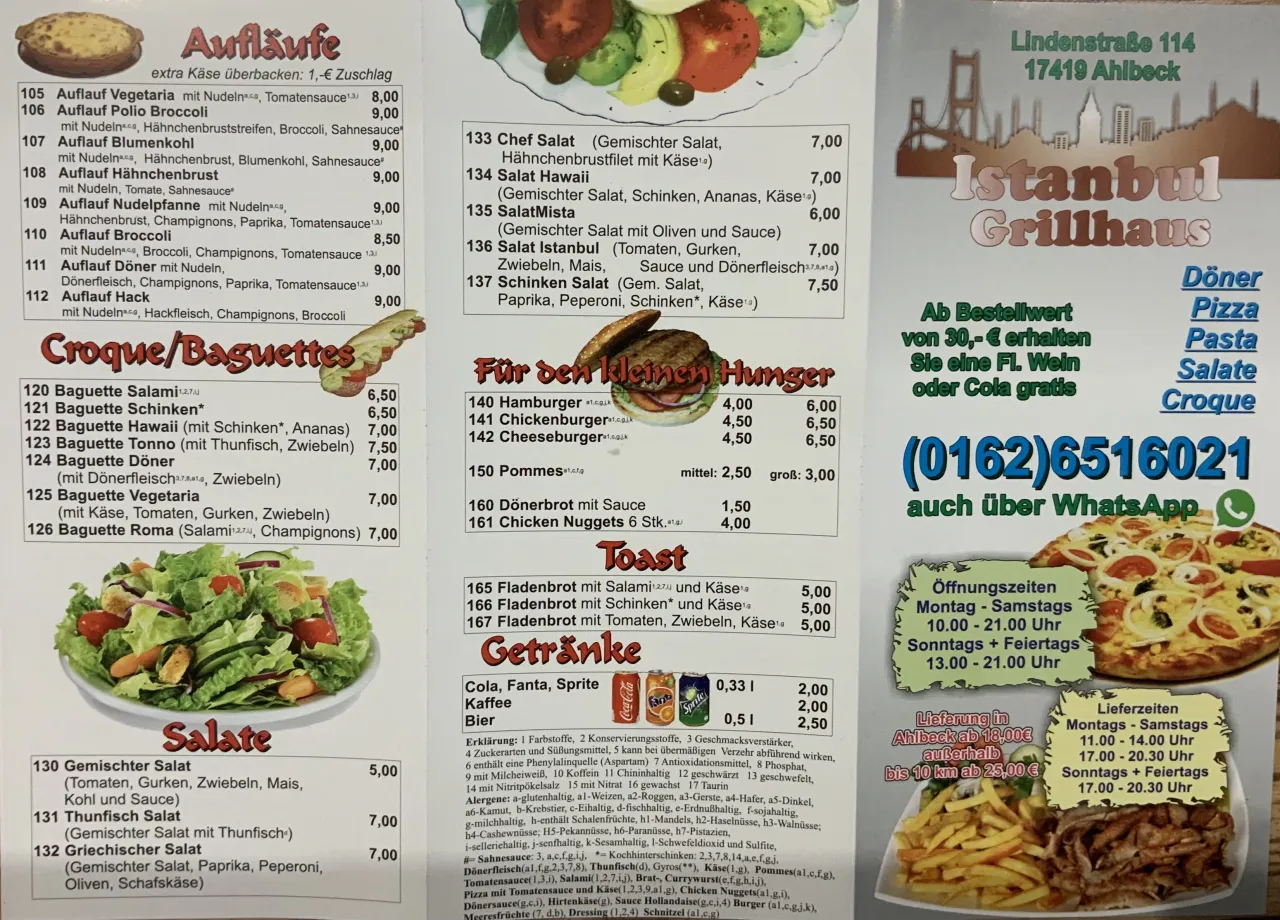 Istanbul Grillhaus Ahlbeck D&ouml;ner Kebab