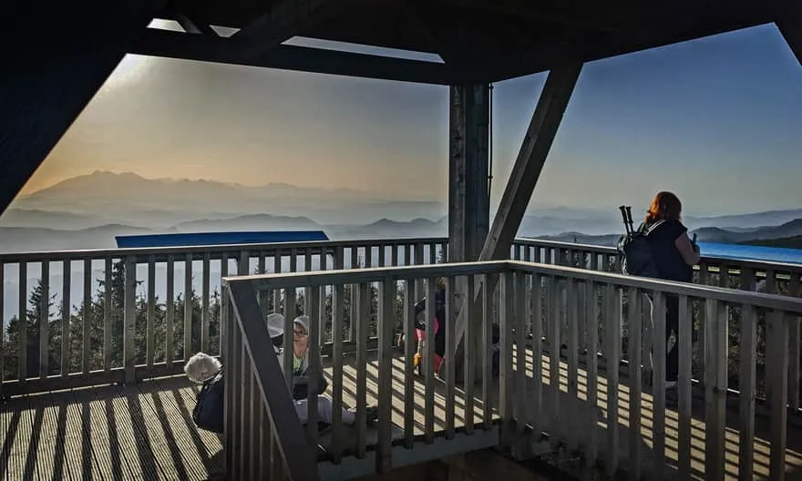 Wieża widokowa Radziejowa panorama Tatr