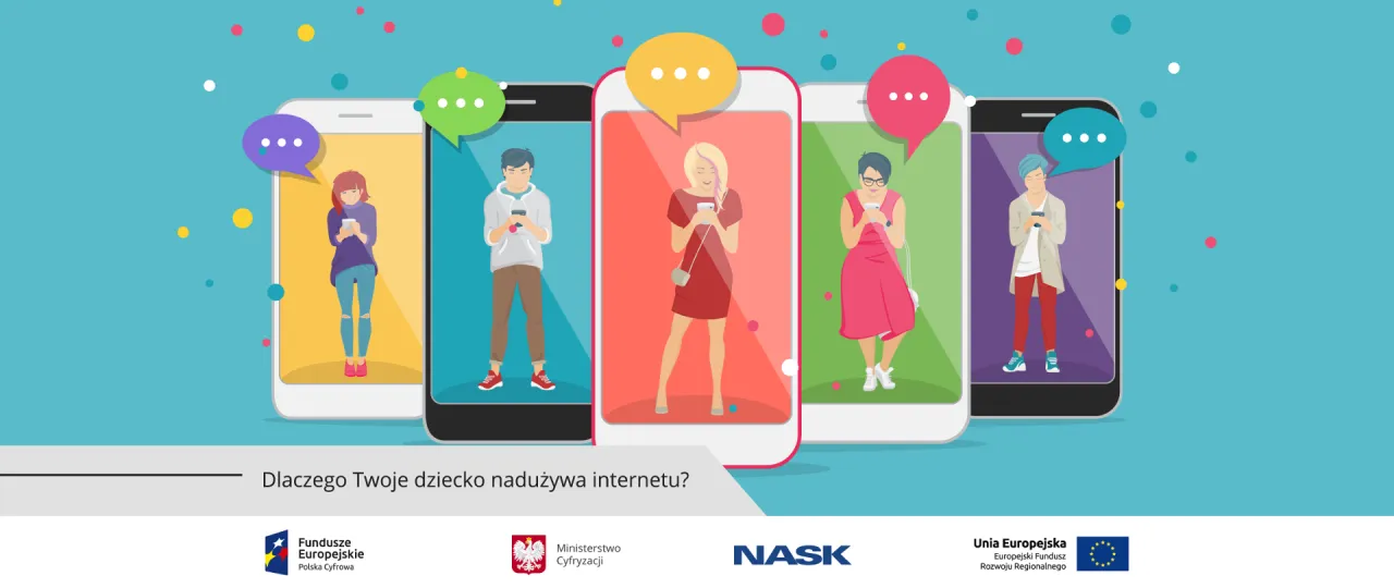 Rodzic rozmawia z nastolatkiem o uzależnieniu od internetu