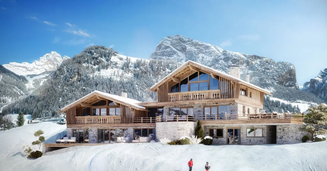 Chalet di lusso Dolomiti inverno