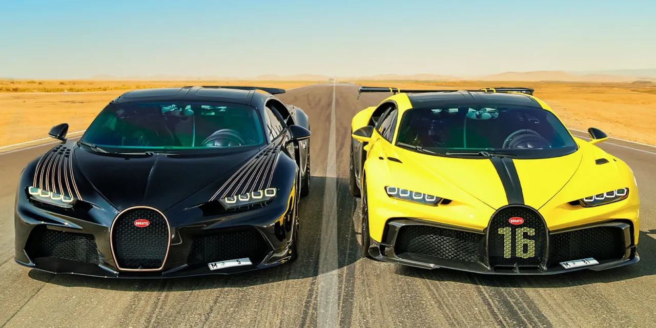 Bugatti Chiron Sport Pur Sport Super Sport comparison