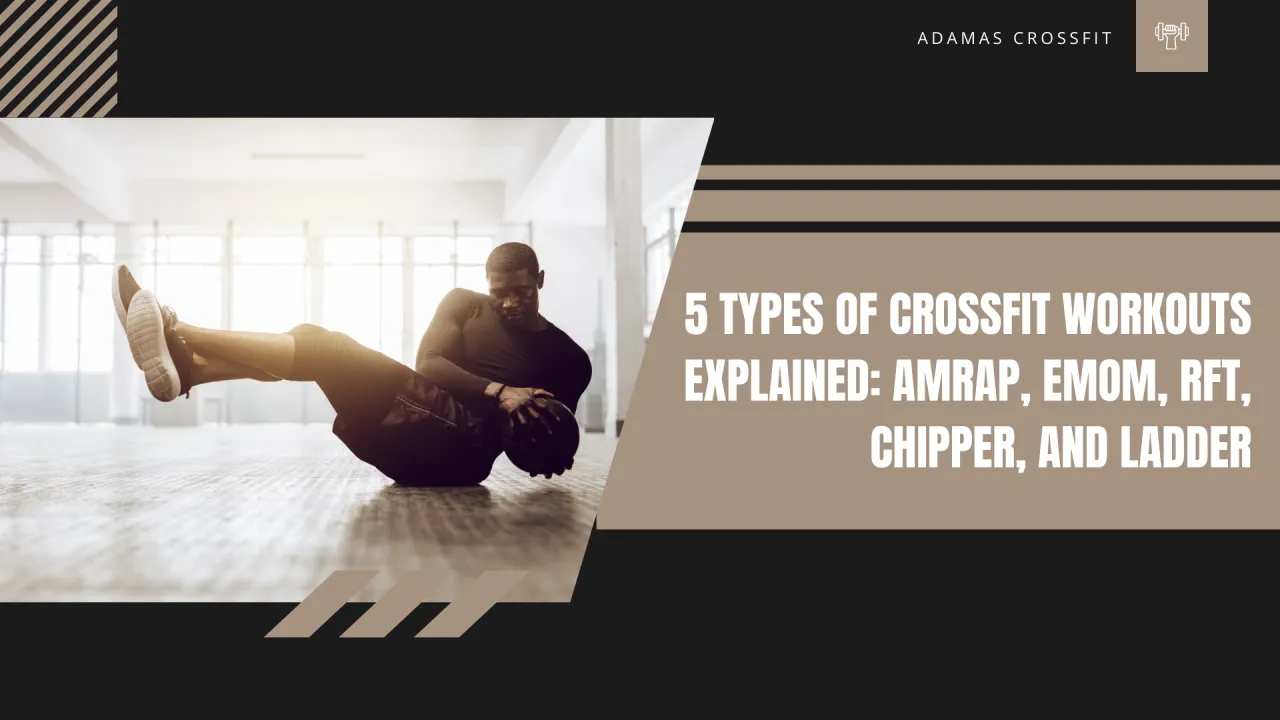 CrossFit WOD types infographic AMRAP For Time EMOM