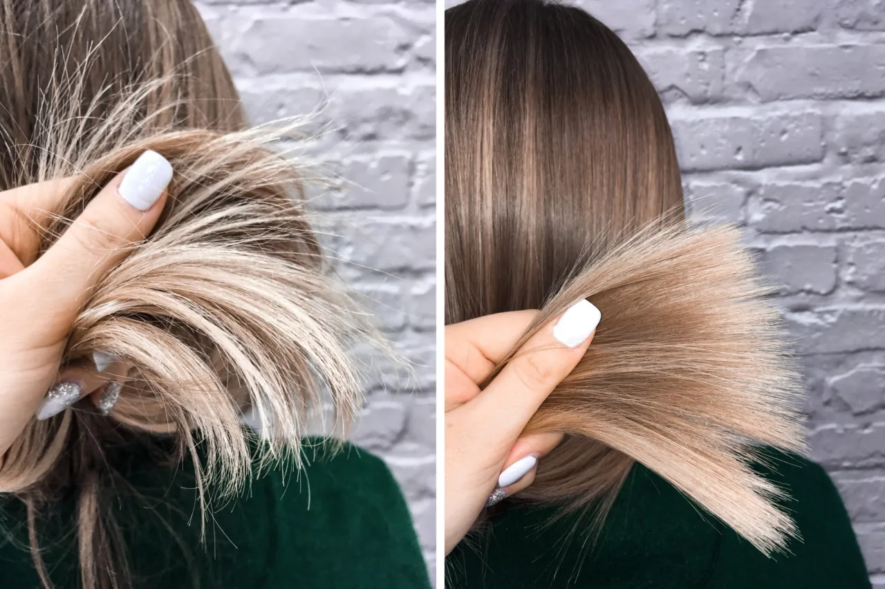 por&oacute;wnanie botoks na włosy i keratynowe prostowanie tabela