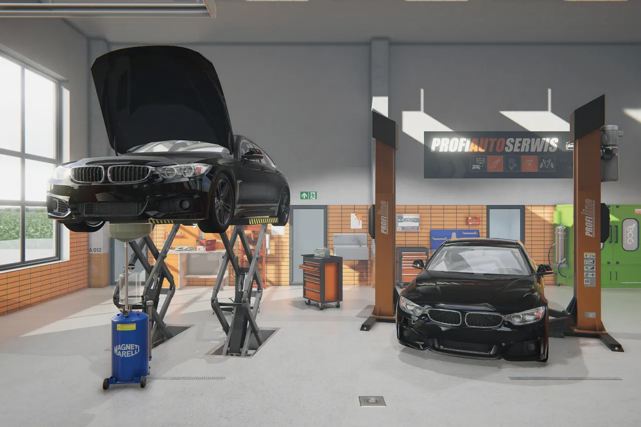 Nowoczesny warsztat samochodowy w Polsce