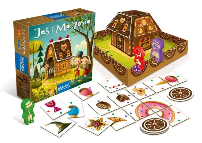 Jaś i Małgosia gra planszowa zwycięstwo przegrana