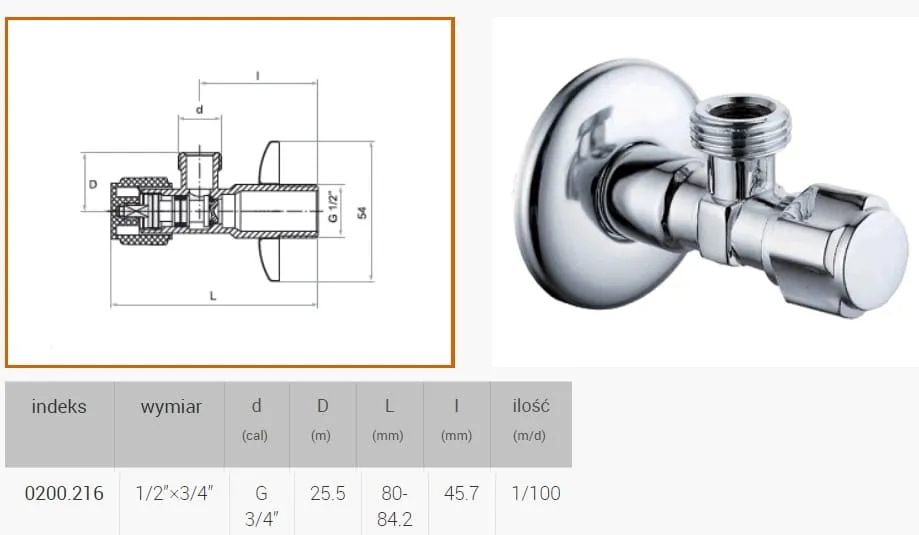 zawór do pralki wymiary gwintów