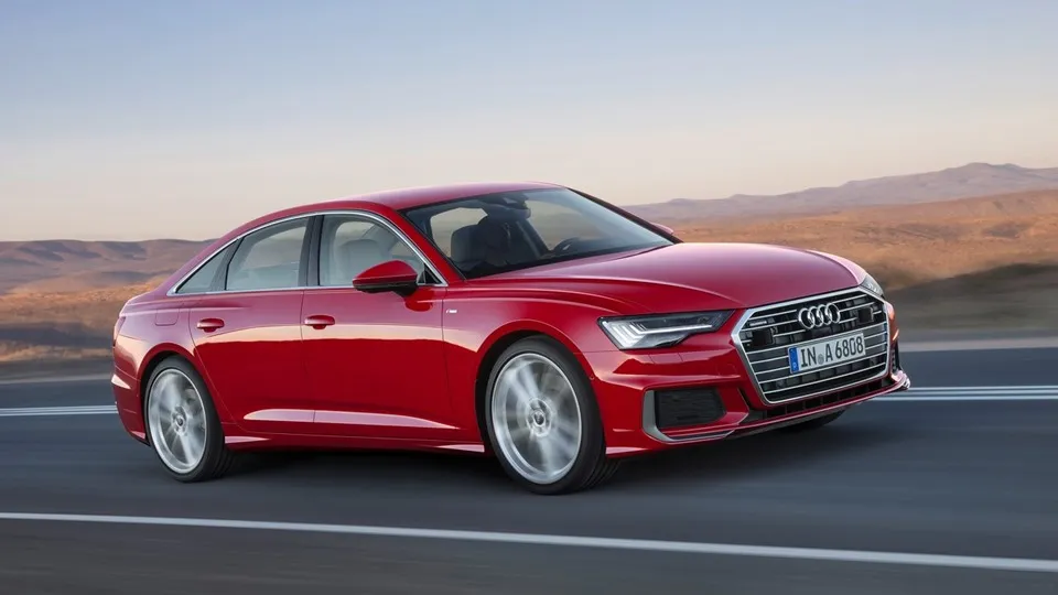 Audi A6 C8 na autostradzie