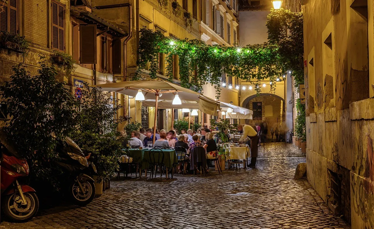 klimatyczne uliczki Trastevere