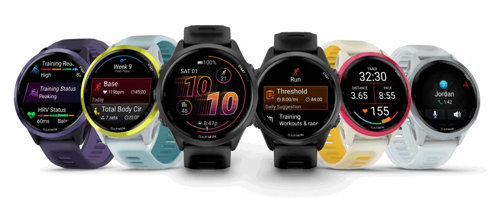 Garmin zegarki biegowe modele