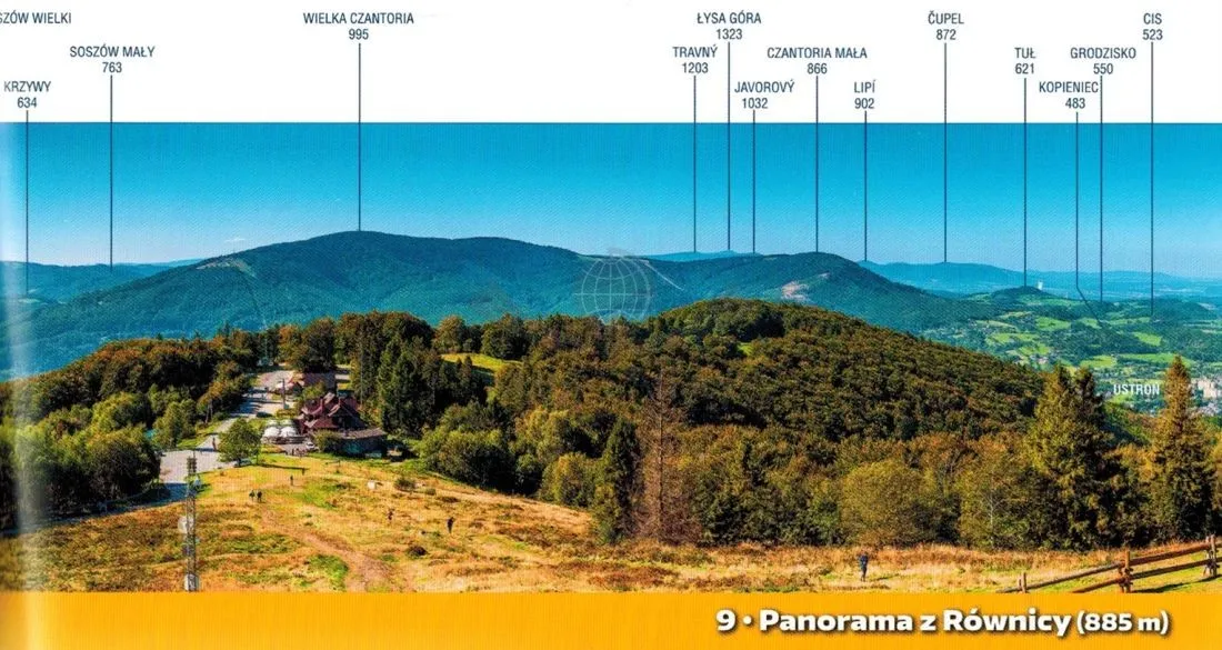 Beskid Śląski panorama z g&oacute;r
