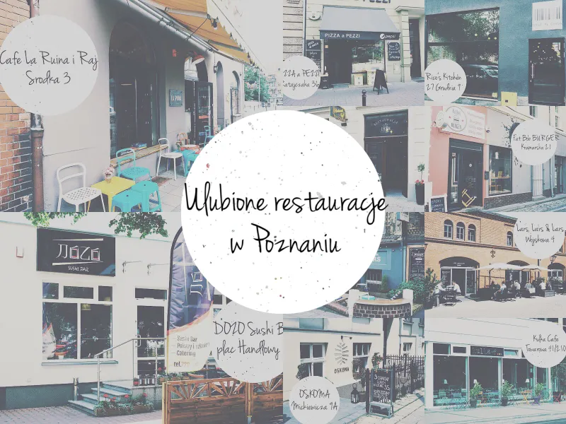 Mapa kulinarna Poznania dzielnice restauracje
