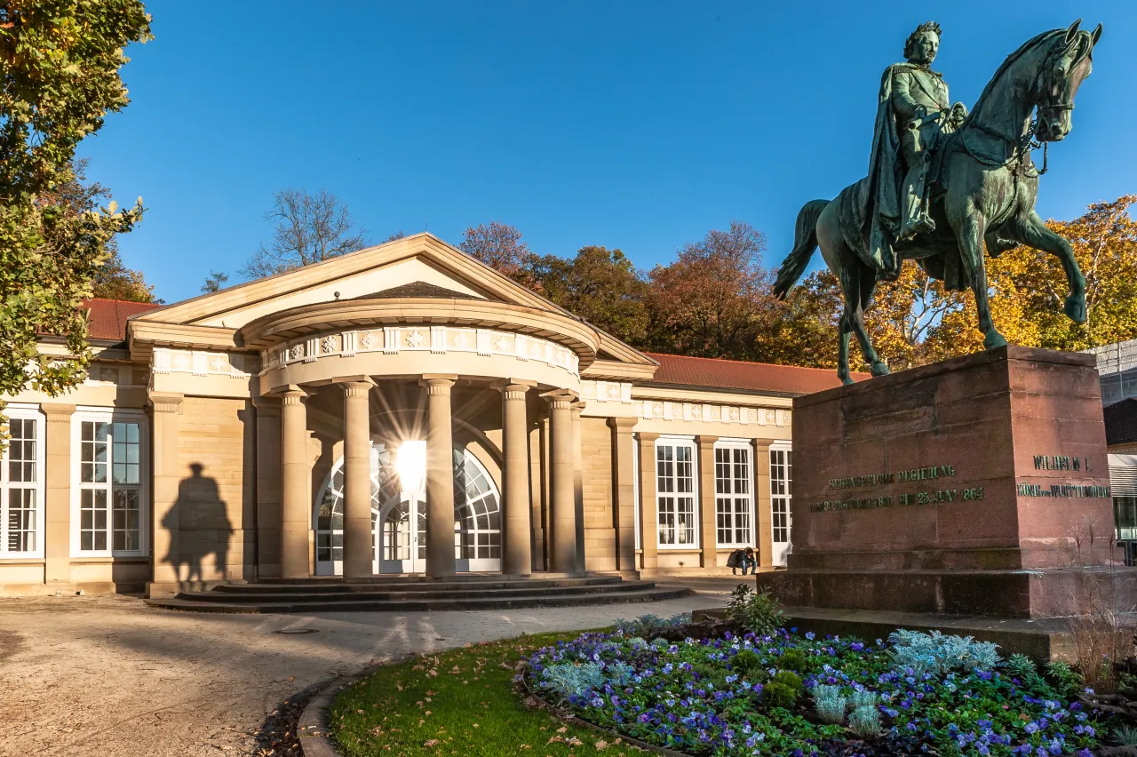 Kursaal Bad Cannstatt au&szlig;en Ansicht historisch modern