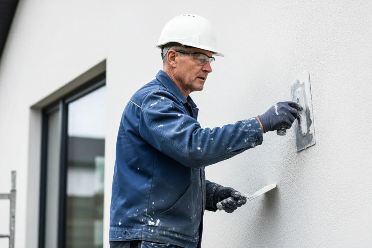 Warunki pogodowe do tynkowania elewacji