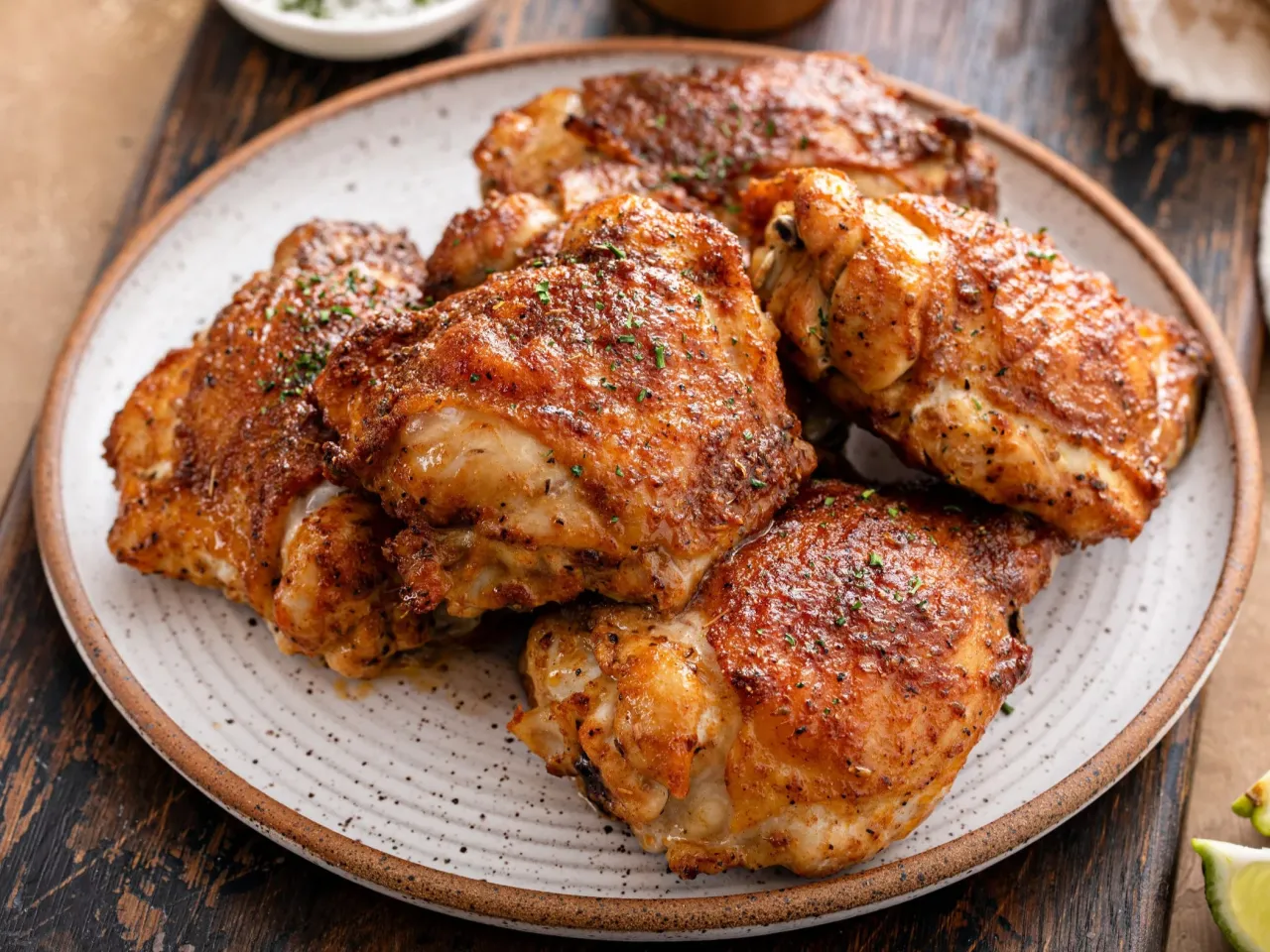 Udka z kurczaka pieczone w piekarniku na blasze