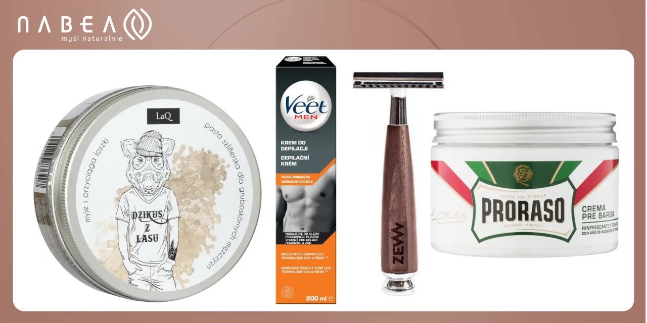 Mężczyzna nakładający balsam po goleniu na pachę