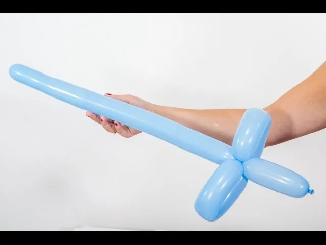 proste figurki z balonów do modelowania piesek kwiatek miecz