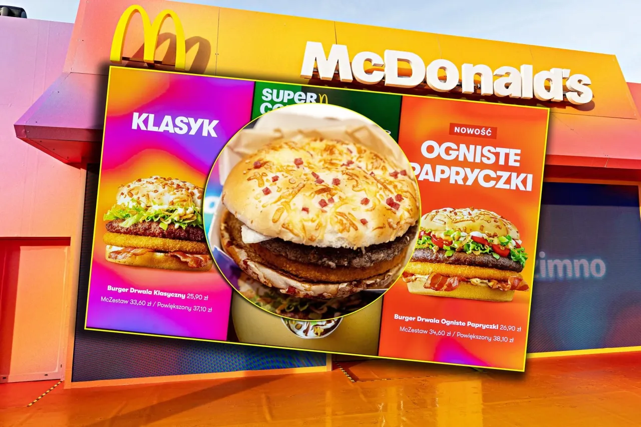 Burger Drwala Klasyczny i Ogniste Papryczki w McDonald's. Promocja trwa!