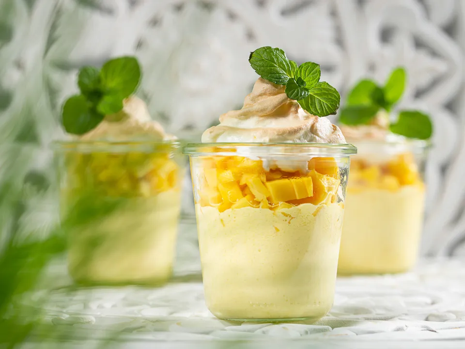 Zutaten Mango Mascarpone Dessert